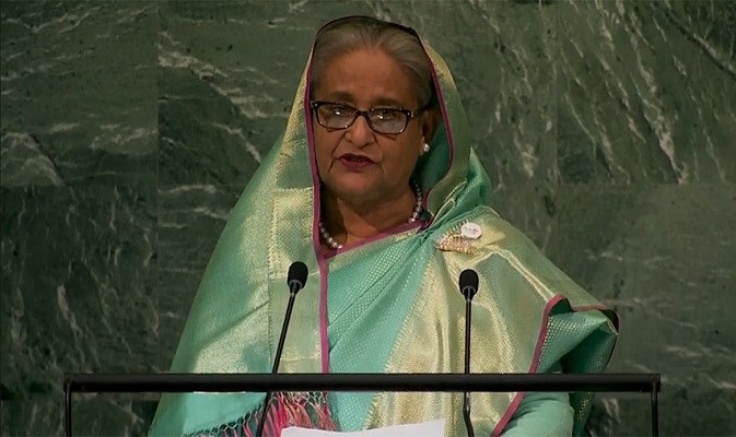 অস্ত্রের প্রতিযোগিতা বন্ধ করুন: জাতিসংঘে প্রধানমন্ত্রী
