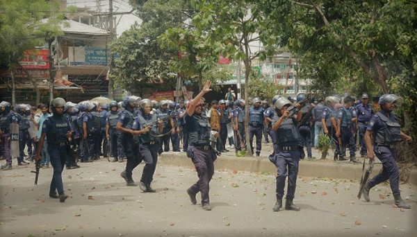 নারায়ণগঞ্জে পুলিশ-বিএনপি সংঘর্ষে বিএনপি কর্মী নিহত