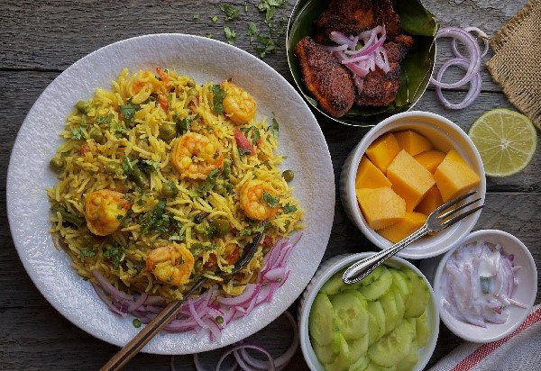 ঝটপট রান্না; চিংড়ি পোলাও