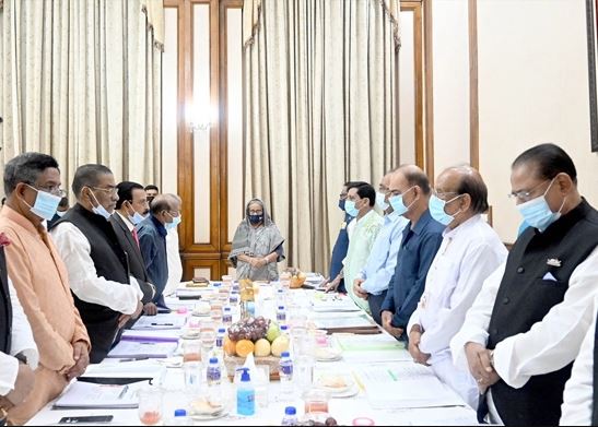 রানির প্রতি শ্রদ্ধা জানাতে গণভবনে এক মিনিট নীরবতা