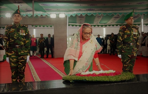 স্বাধীনতা দিবসে বঙ্গবন্ধুর প্রতি শ্রদ্ধা নিবেদন করেছেন প্রধানমন্ত্রী
