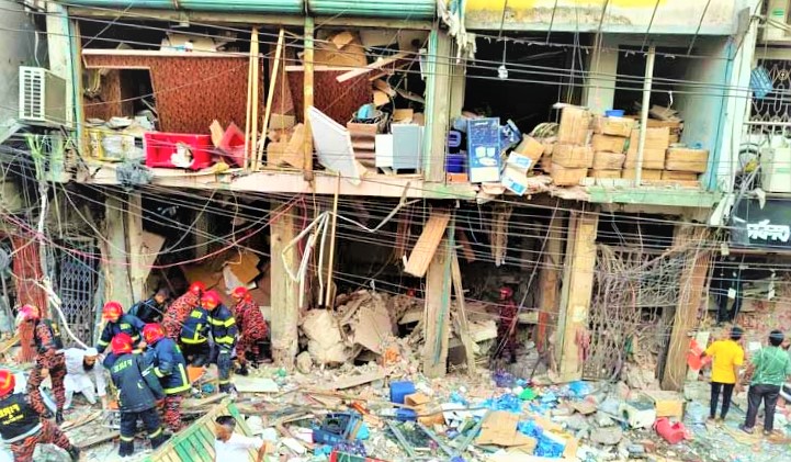 গুলিস্তানে ভবনে বিস্ফোরণ