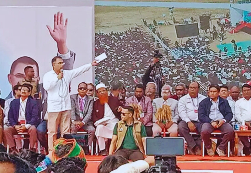 ‘ধানের শীষের জোয়ার দেখে ষড়যন্ত্র হচ্ছে, দাঁতভাঙা জবাব দেওয়া হবে’
