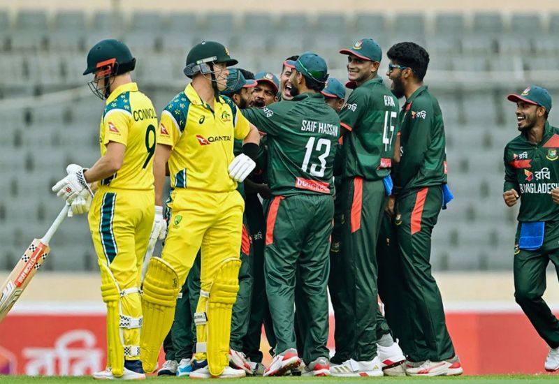 বাংলাদেশ বনাম অস্ট্রেলিয়া ওয়ানডে ম্যাচে টাইগারদের ঐতিহাসিক জয়